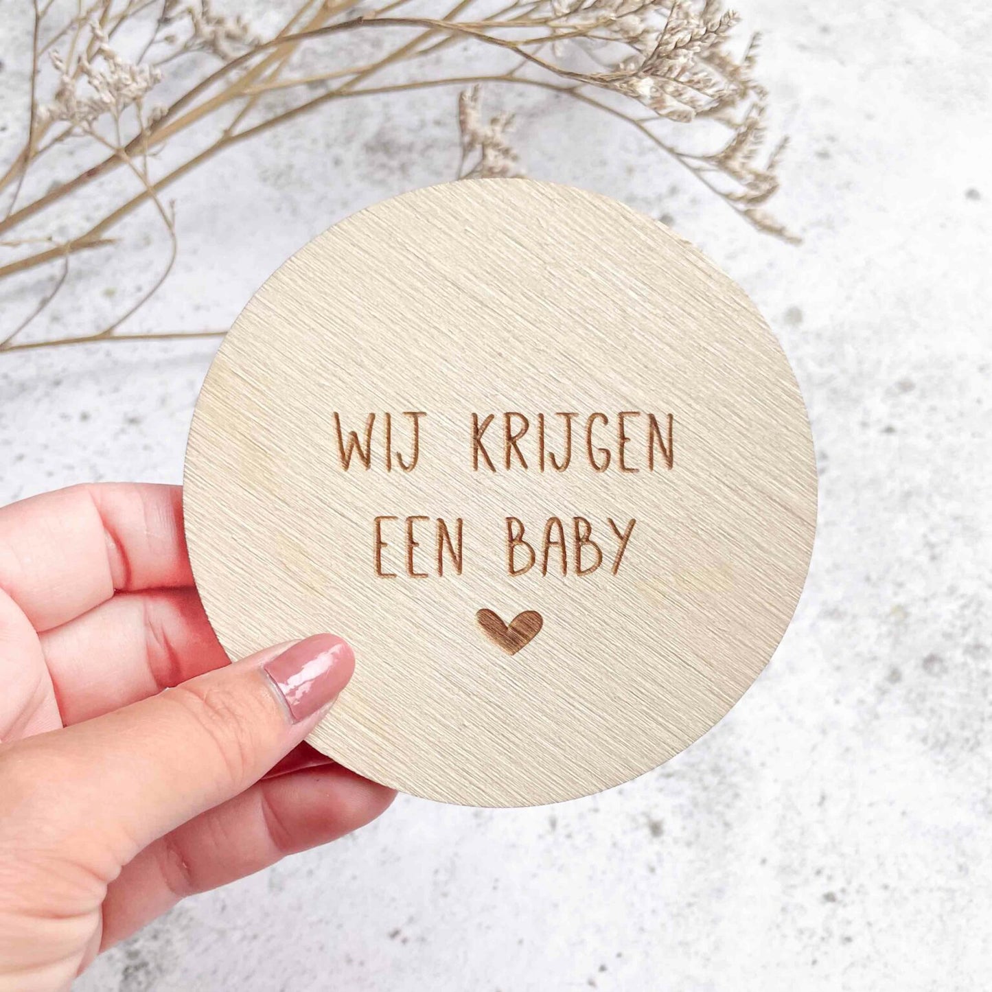 Wij krijgen een baby | Zwangerschapsaankondiging