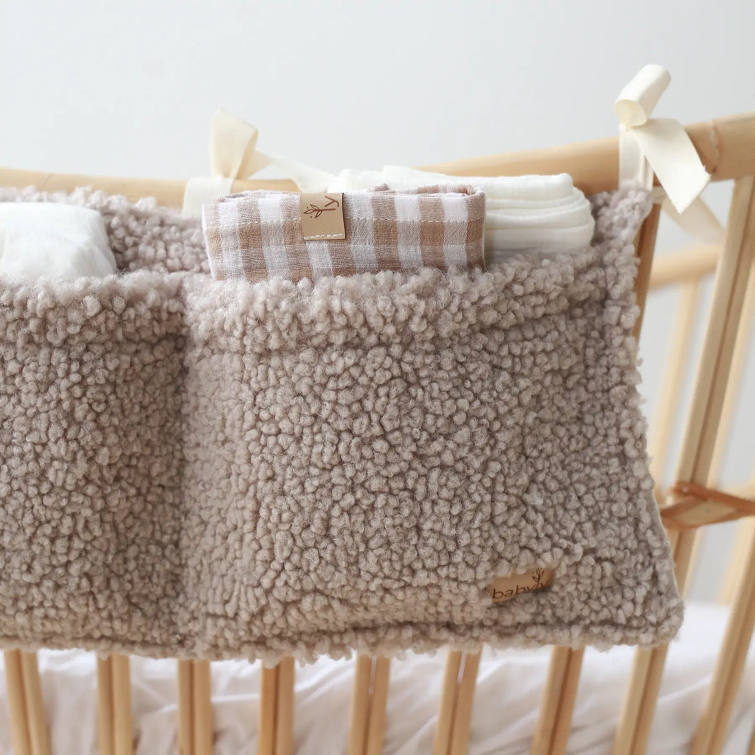 Teddy organizer box & bed taupe