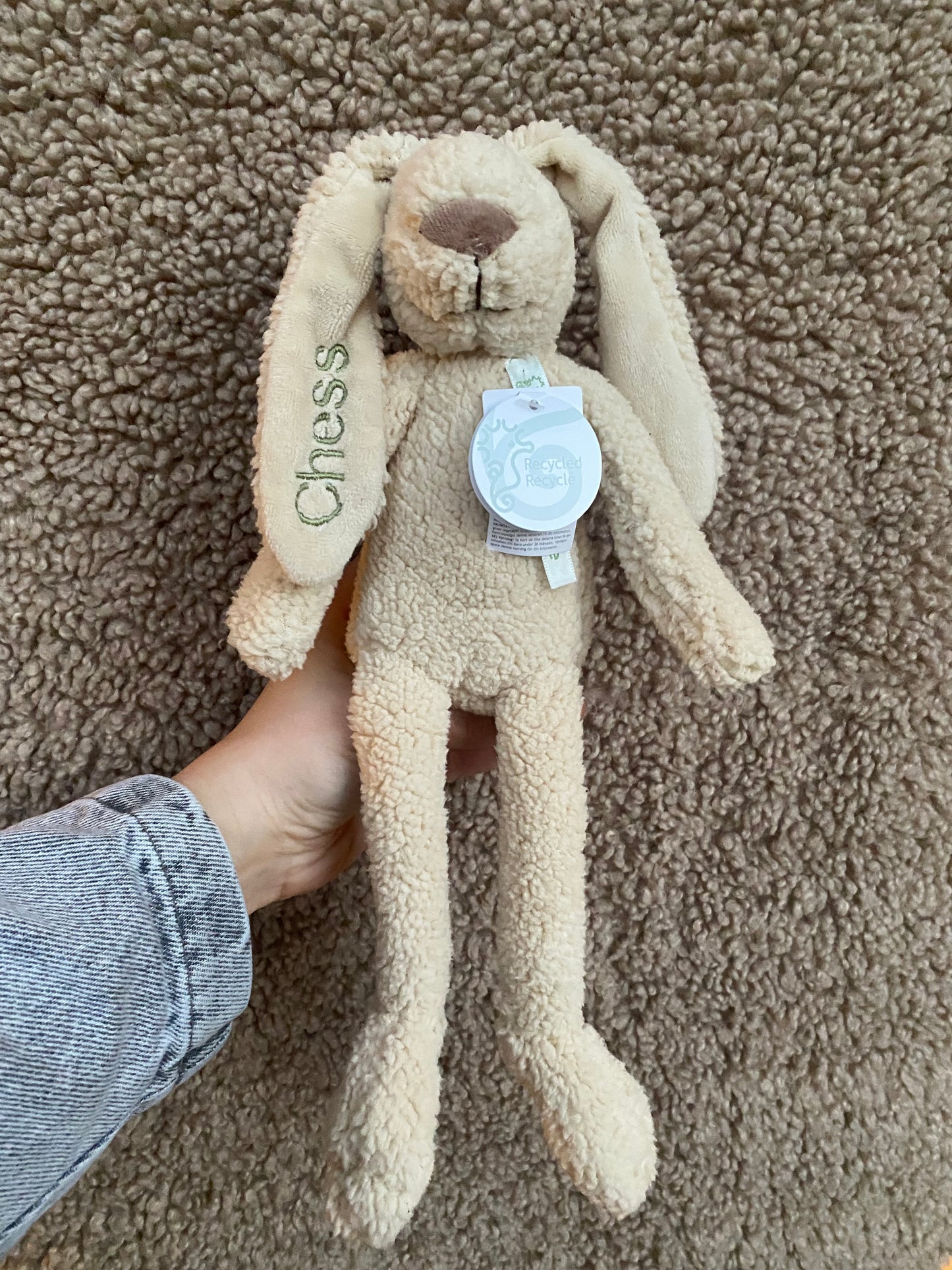 Knuffel rabbit Richie 100% recycled - 28cm | Happy Horse