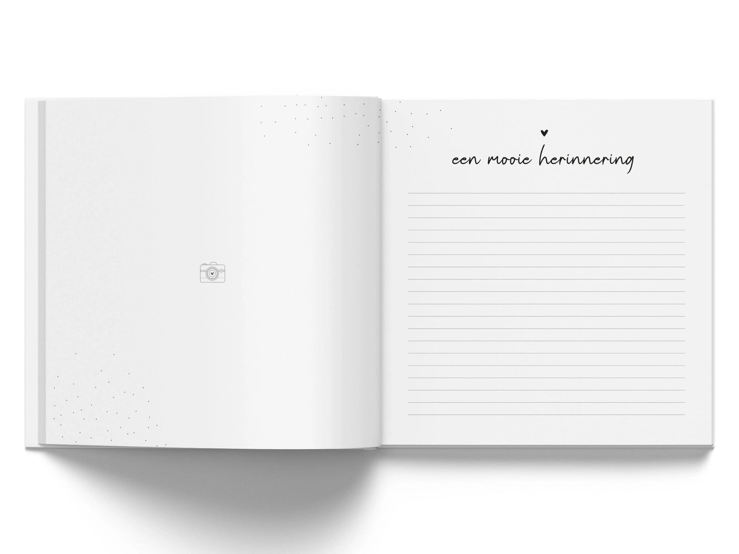 Mijn kraambezoek | Linnen invulboek