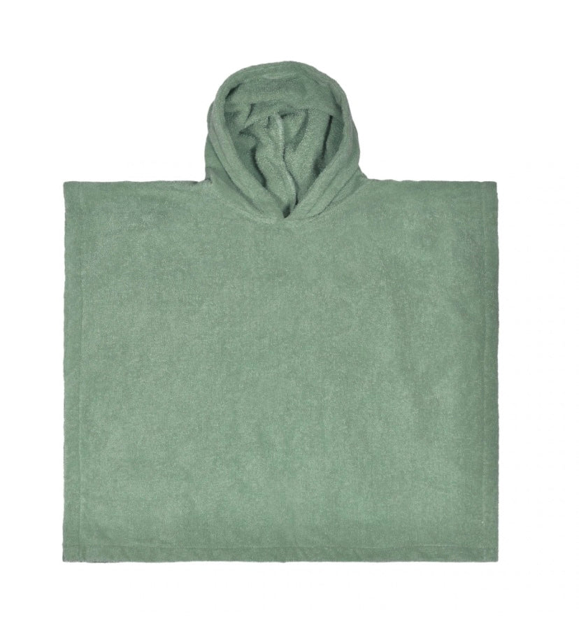 Poncho - stone green
