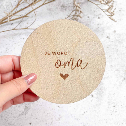 Je wordt oma | Zwangerschapsaankondiging