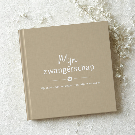 Mijn zwangerschap | Linnen invulboek
