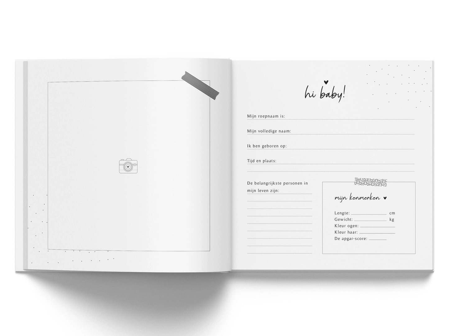 Mijn eerste jaar | Linnen invulboek