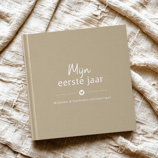 Mijn eerste jaar | Linnen invulboek